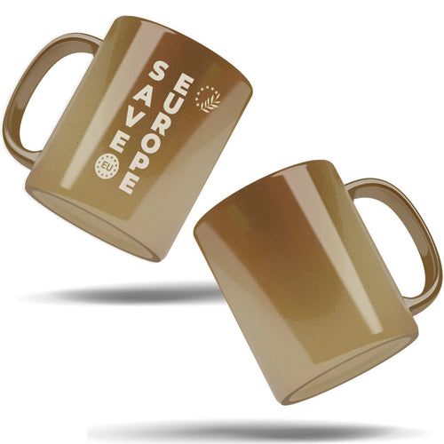 Save Europe - Vertical Crest Ceramic Mug